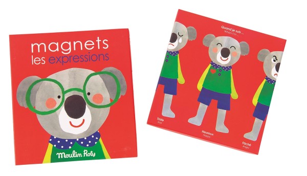 Les Popipop - Emotions & expressions magnetic game